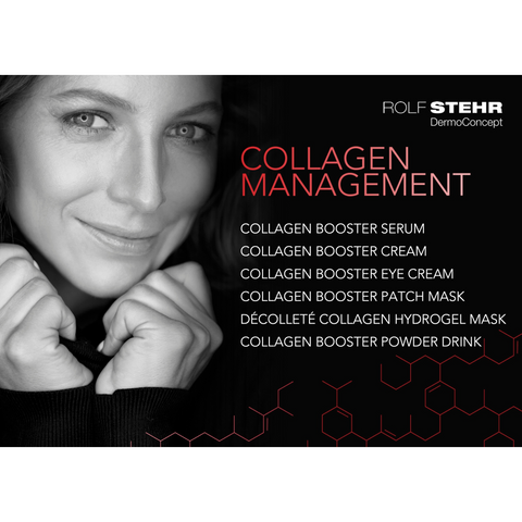 Display Rückwandbild, quer "Collagen Management"