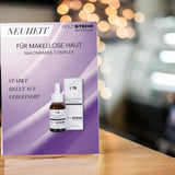Display Rückwandbild, zweiseitig "Neuheit: Niacinamide Complex"